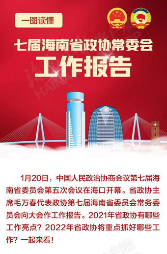 一圖讀懂七屆海南省政協常委會工作報告