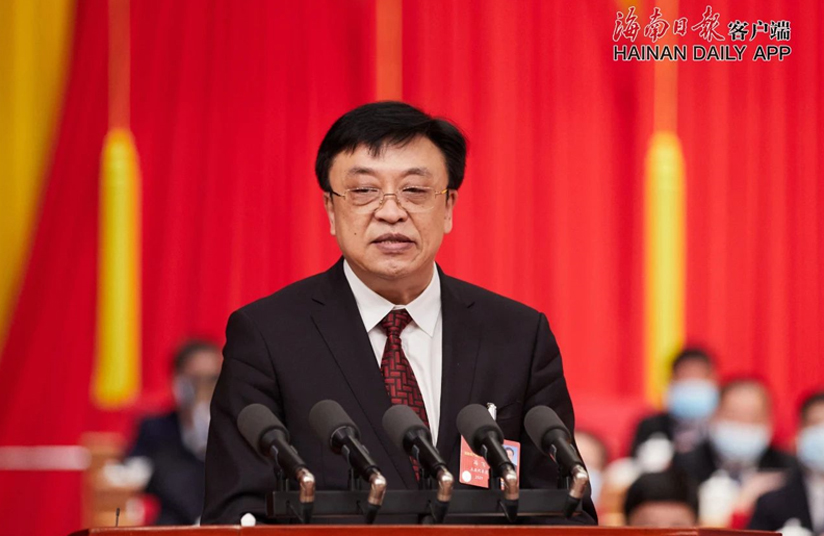 馮飛在省六屆人大四次會(huì)議上當(dāng)選省長后的講話