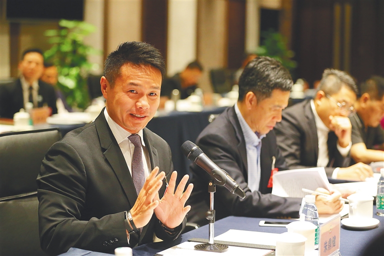 省政協委員朱鼎健發言