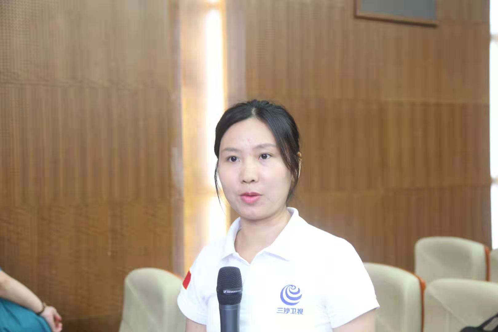 三沙衛視記者提問
