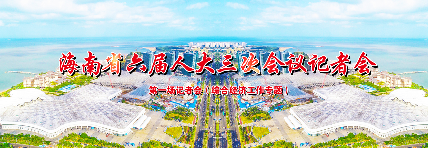 海南省六屆人大三次會議第一場記者會