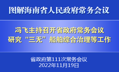 馮飛主持召開七屆省政府第111次常務會議
