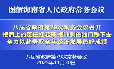 劉小明主持召開八屆省政府第79次常務會議