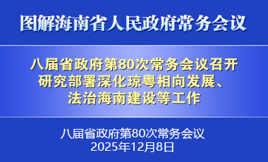 劉小明主持召開八屆省政府第80次常務(wù)會(huì)議