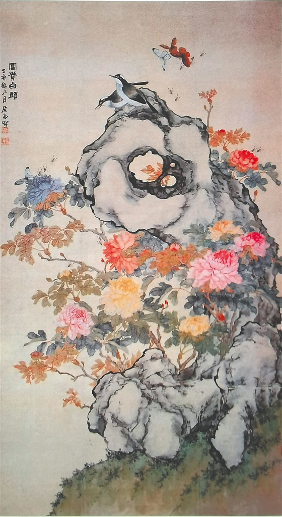 畫中賞牡丹