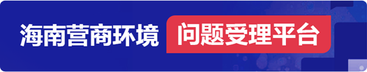 海南營商環境問題受理平臺