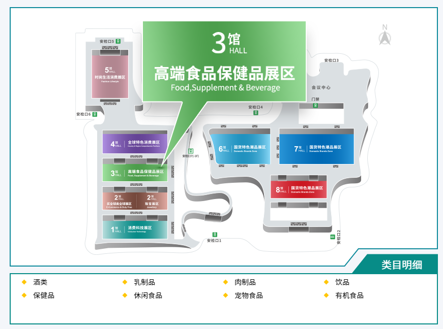 3號館 高端食品保健品展區