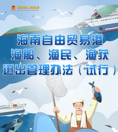 圖解 | 海南自由貿(mào)易港漁船、漁民、漁獲進(jìn)出管理辦法（試行）