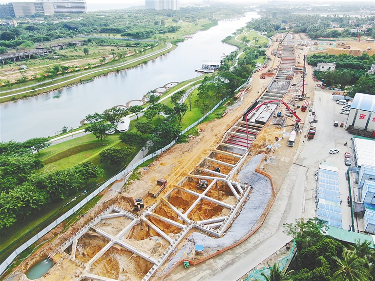 科技監測加快推進我省首條特長距離地下市政道路施工