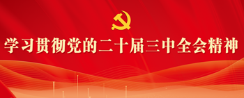 學習貫徹黨的二十屆三中全會精神