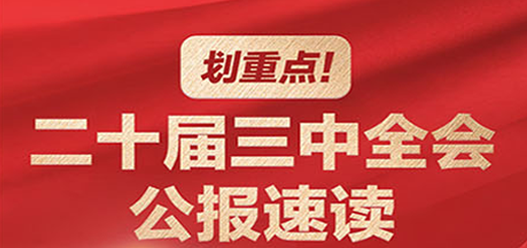 劃重點！二十屆三中全會公報速讀