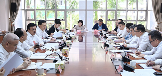 馮飛參加省委八屆七次全會分組討論