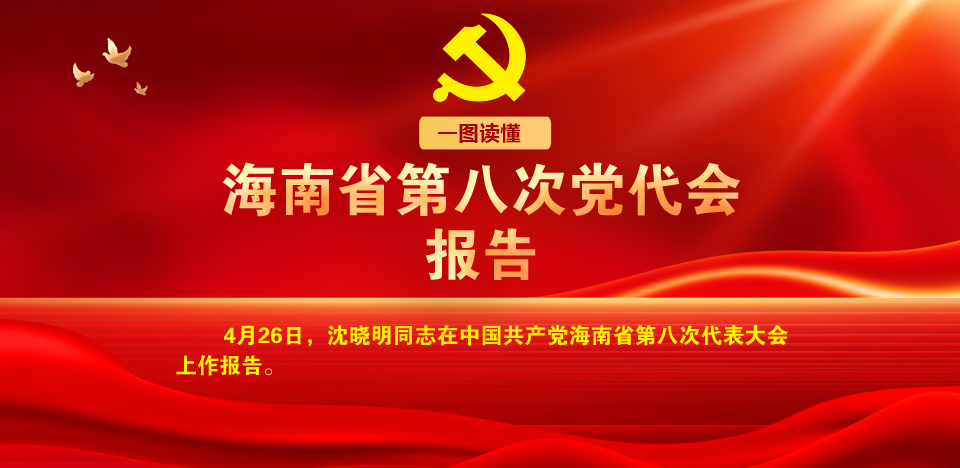 一圖讀懂海南省第八次黨代會報告