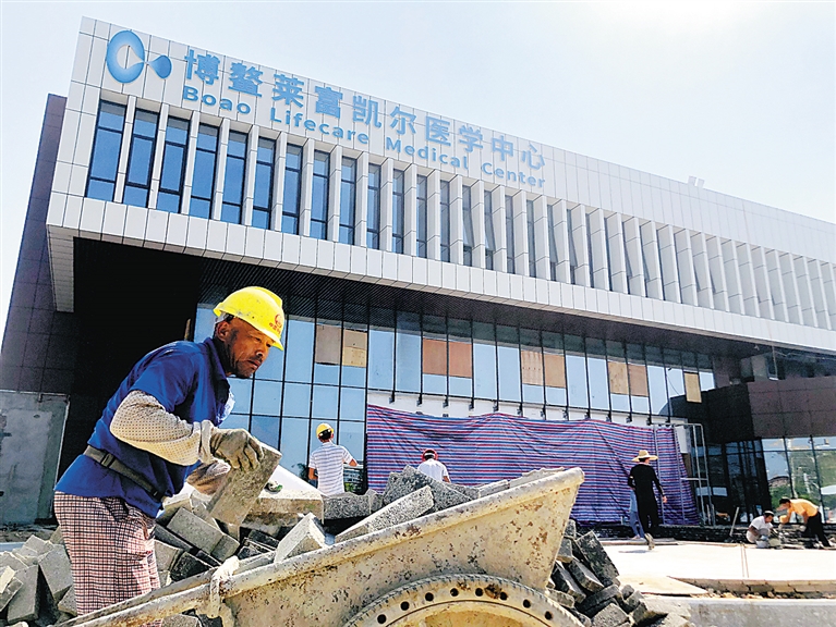 博鰲樂城先行區假日施工忙