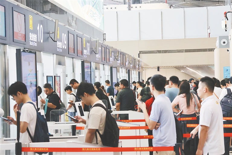9月13日起海口美蘭機場進入常態化運行狀態